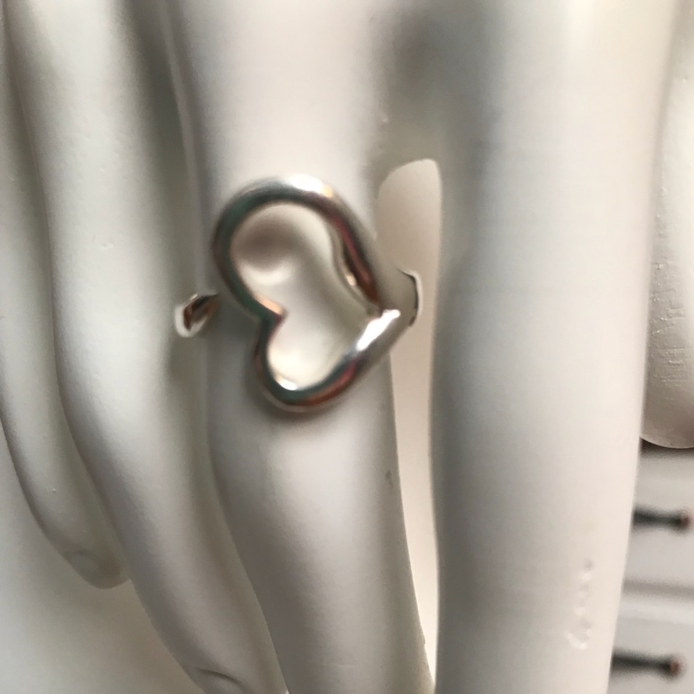 Sterling silver heart ring